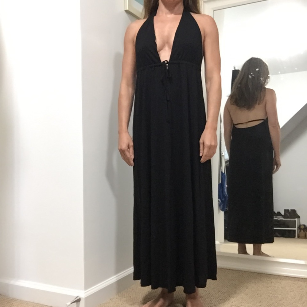 ASOS black maxi dress